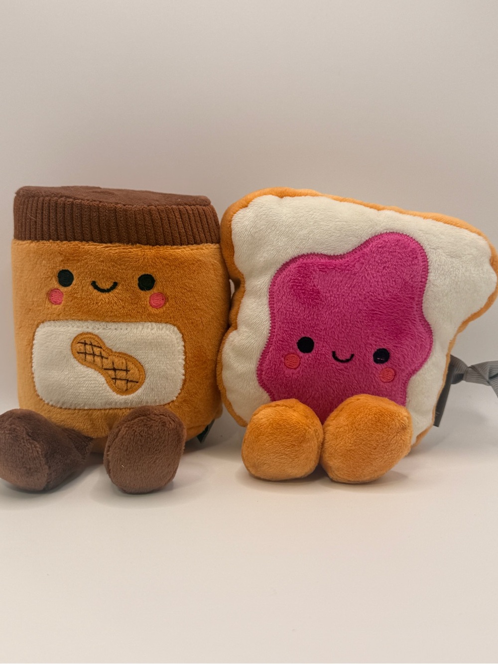 Hallmark Magnetic Plush Better Together Peanut Butter and Jelly 6" Plush